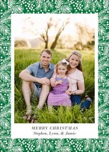 Berry Pine Vertical Photo Card