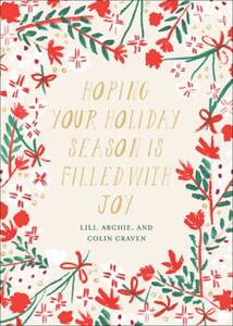 Merry Florals Holiday Card