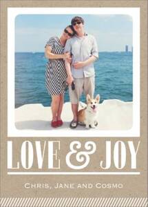 Love & Joy Holiday Photo Card