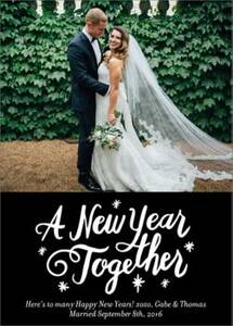 New Year Together Holiday Photo Card