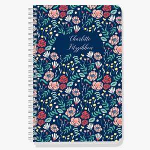 Night Floral Custom Journal