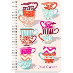 Tea Cups Custom Journal