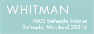 Uppercase Return Address Label - Whitman