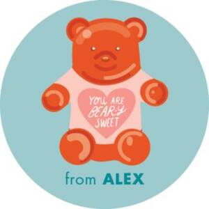 Bear-y Sweet Personalized Stickers
