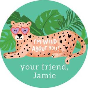 Wild About You Personalized Stickers
