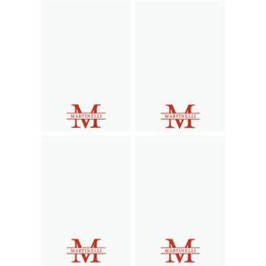 Single Monogram Personalized Note Pads