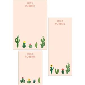 Cacti Mixed Personalized Notepads