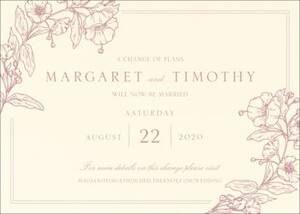 Blossom Border Change the Date Card