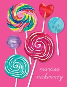 Lollipops Thank You Notes