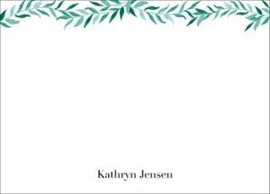Green Leaves Stationery