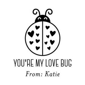 Love Bug Custom Stamp