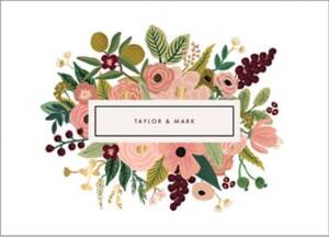 Garden Party Rose Stationery