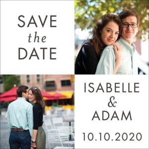 Grid Save The Date Card
