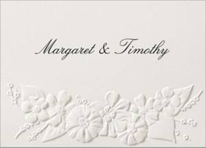 Embossed Meadow Stationery