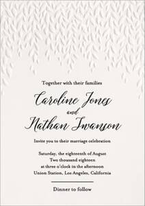 Willow Wedding Invitation