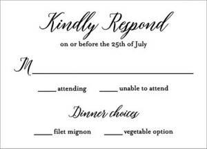 Willow Wedding Response Card