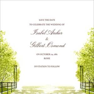 Spring Orchard Save the Date Card