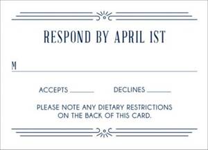 Deco Response Card