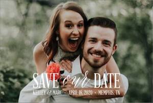 Save Our Date Postcard Save The Date