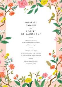 Shanghai Garden Wedding Invitation